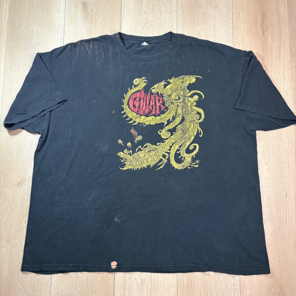Vintage GWAR 2007 Sounds of the Underground SOTU Concert Tour Shirt Distressed